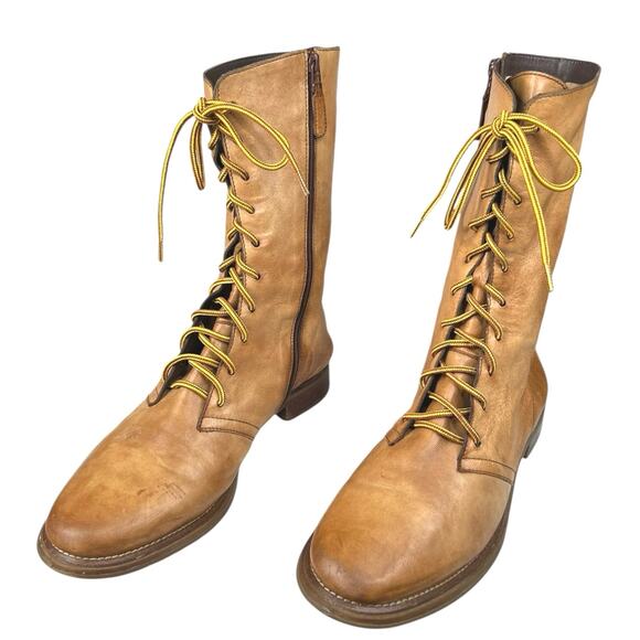 Cole Haan X NikeAir Brielle Tan Soft Leather Lace Up Chukka Boots Size US 7.5 - Picture 6 of 11